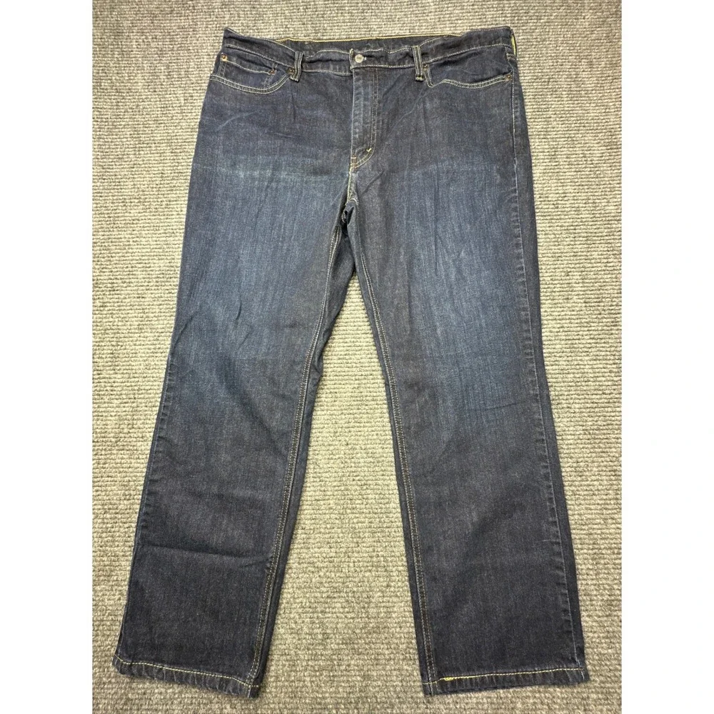 Levi's 541 Athletic Taper Men 41x29 Dark Indigo Blue Denim Jeans